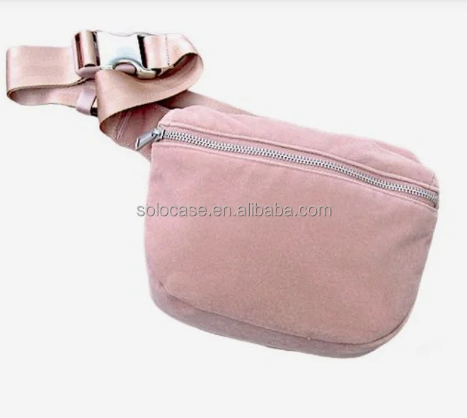 Velvet Crossbody Fanny Pack