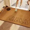 Alfombra de palma de coco imitación gatito de línea simple