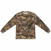 เสื้อยืดแขนยาวลายกราฟิกพรางตัวแบบวาฟเฟิล - 4