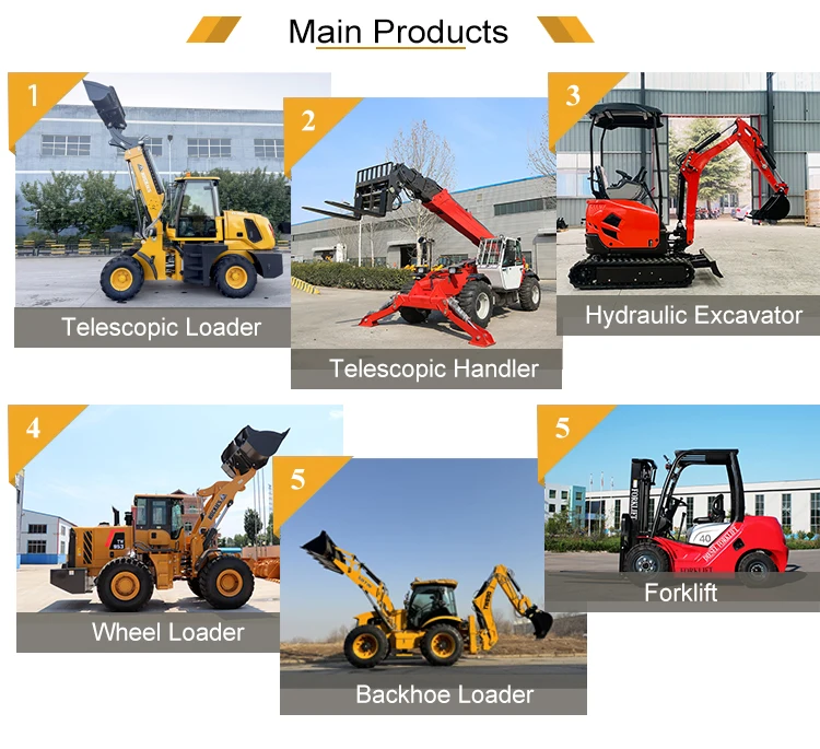China Manufacturer Mini Telehandler Telescopic Forklift 2.5 Ton Compact ...