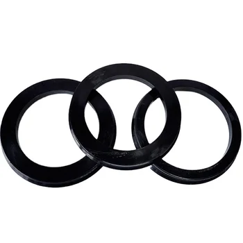 Set Hub Centric Ring 106.1mm OD to 100.5mm Hub ID Black Polycarbonate Wheel Centerbore Plastic r38