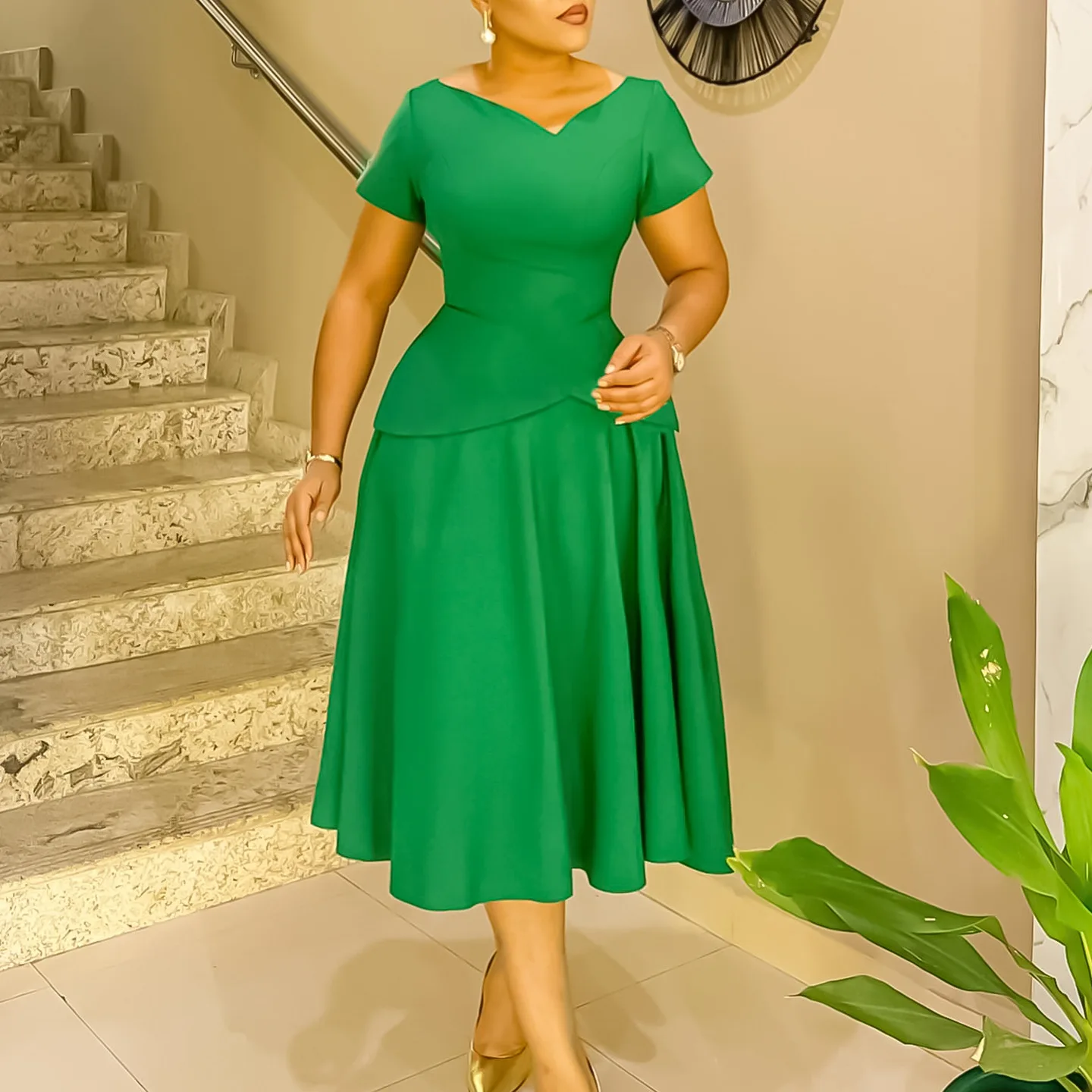 Puff Sleeve Casual Church Dresses For Women Church Dresses  Church Suits  Fast