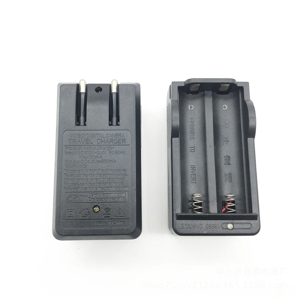 Video/digital Camera Travel Charger 4.2v 500ma 650ma For 18650 Li-ion  Battery Flash Light Battery Charger Double Slot - Buy Travel Battery Multi  Charger, multi Camera Battery Charger Product on ...