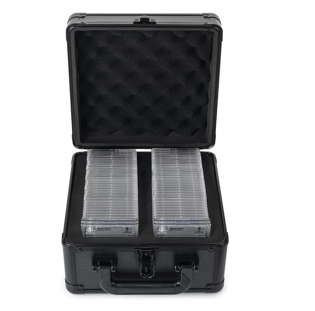 Graded Card Storage Box, Trading Card Case for Graded Pokemon Cards, Sports  Card Storage Boxes