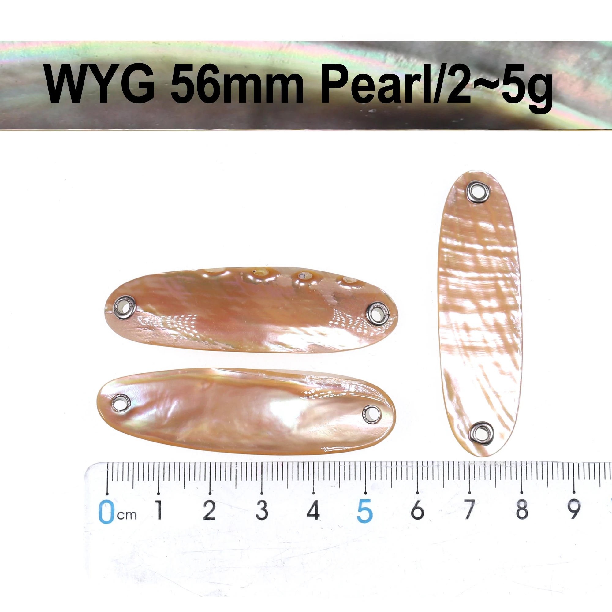 Vintage Abalone Shell Spoon for Fishing Lure Green Pearl Dark Sea Trolling  Gift Made of Durable Plastic