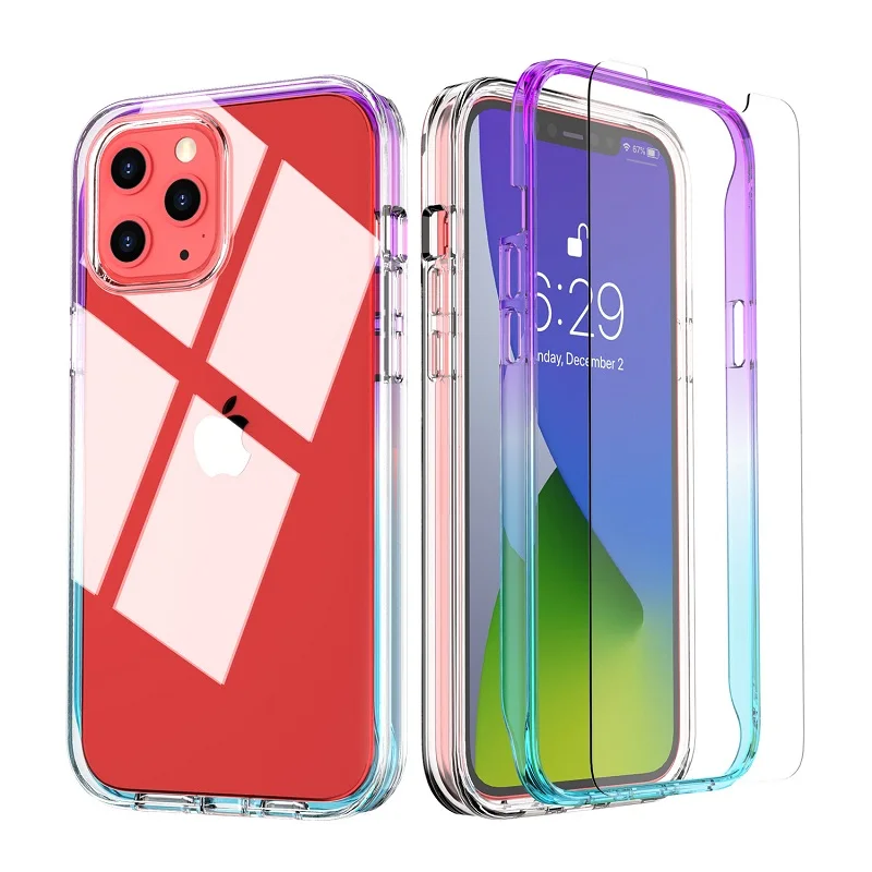 Cobertura completa protetor de tela para o iphone 11 12 pro x xr xs max  vidro temperado para iphone 7 8 6 6 plus de proteção de vidro curvo comprar  on-line \\
