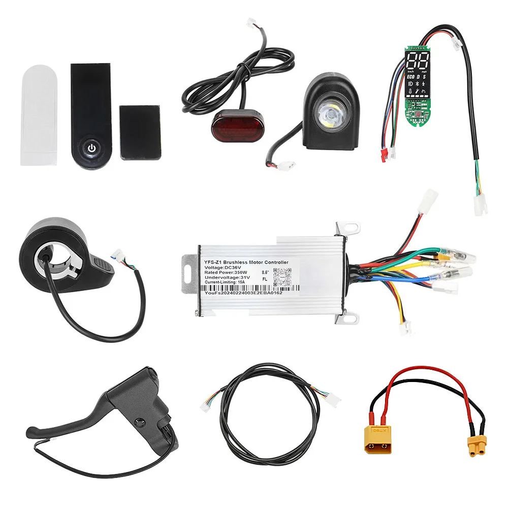 Contrôleur Scooter électrique 36V 350W 15A – Alliage Aluminium, Compatible Scooters 8,5 Pouces - 12