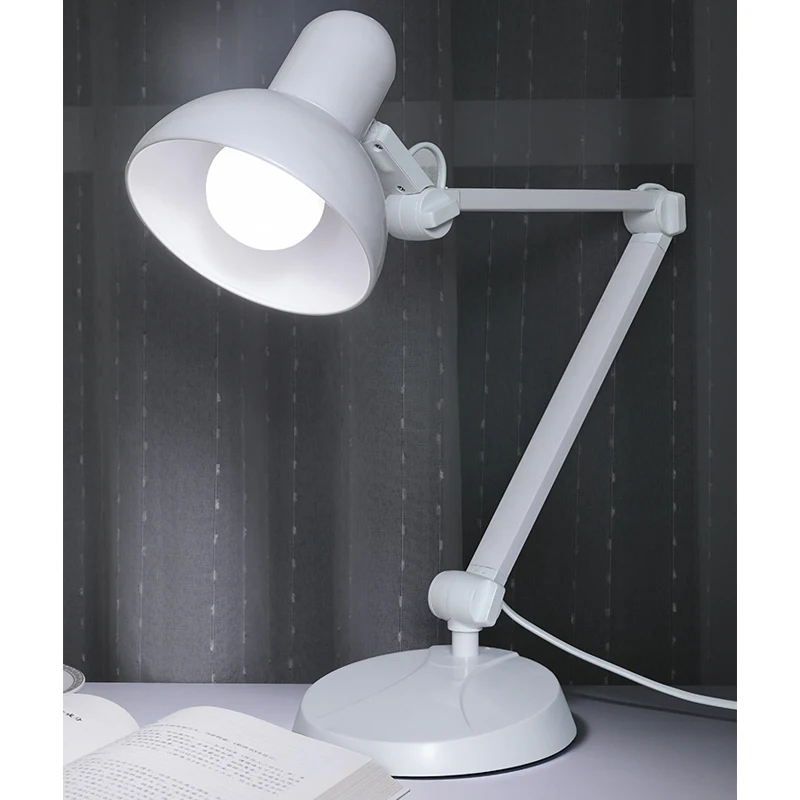 Classical Study Office Table Lamp With  Adjustable  Angle  Desk Lamp of Industrial Style Metal Table Lamp