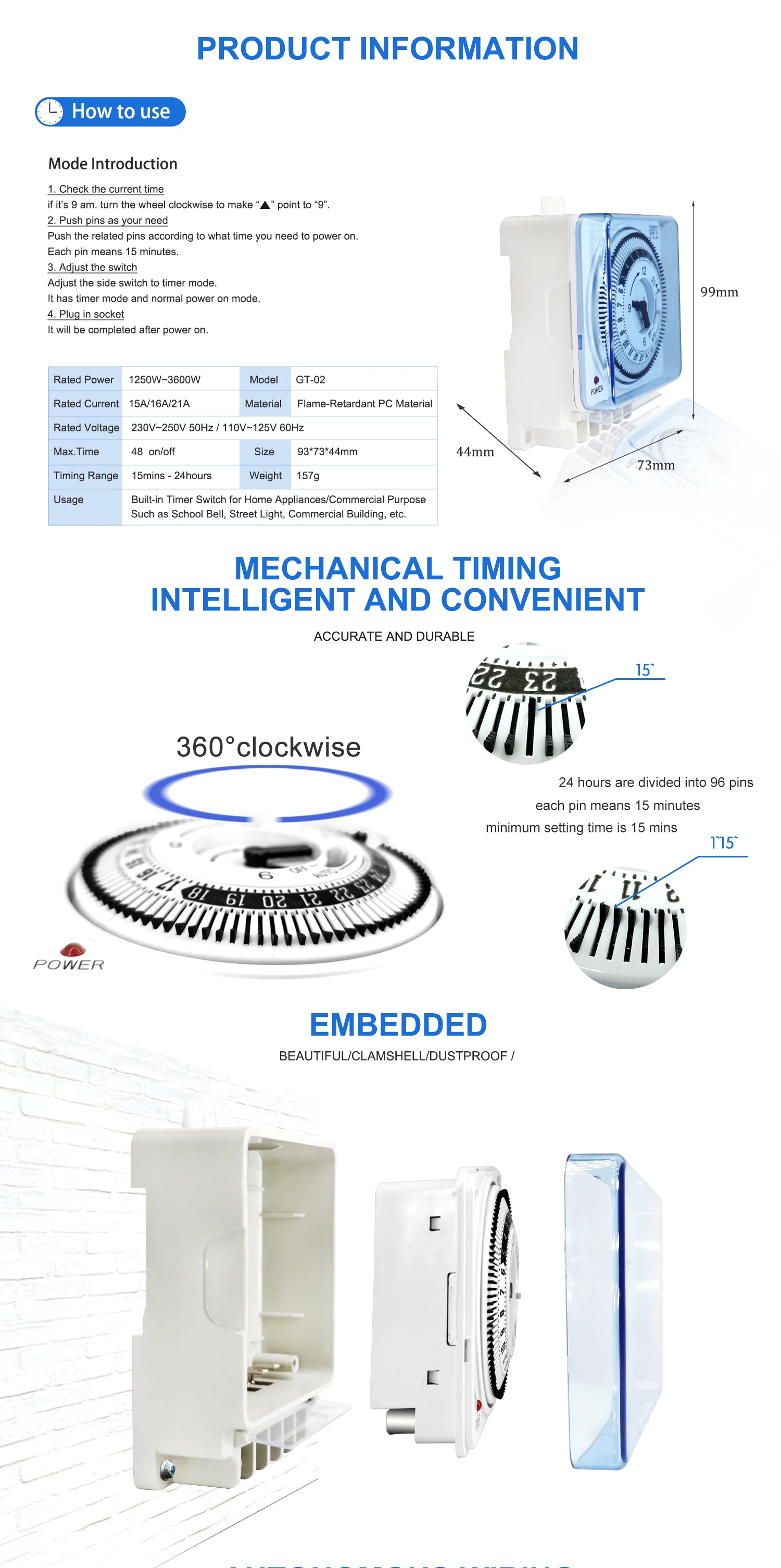 Programmable on off Switch Modul Timer Industrial Relay Module