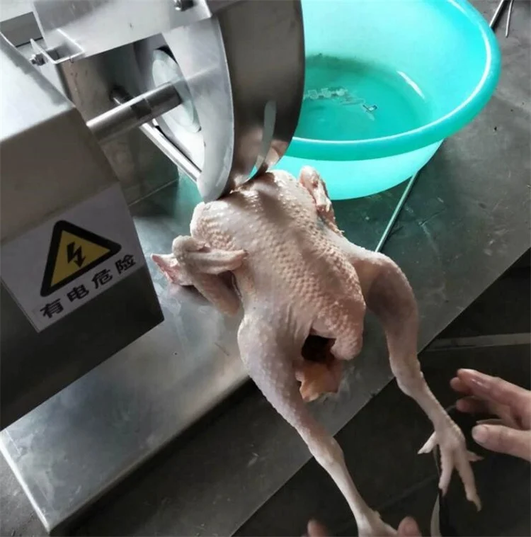 Small Meat Cutting Machine Chicken Duck Cutting Slicer Machine