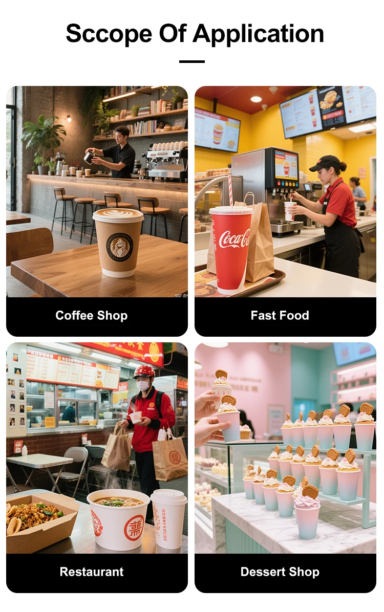 product hot selling 80mm 90mm custom printed compostable pla coated kraft paper cup embossed white disposable coffee paper cup with lid-10
