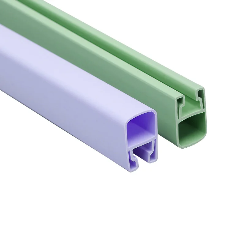 Custom Made ABS PP UPVC Soffit Board Interior Design Plastic Extrusion LED Profiles for Ceiling Cornice Hollow Plastic Extruding