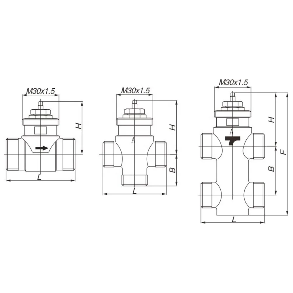 HVAC Control Electric Thermal Expansion Safety Valve Price Thermal Valve
