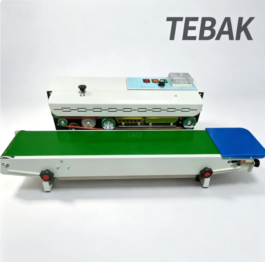 TEBAKSY-FR900  Semi-automatic Continuous Bag Band Sealer Sealing Machine for Paper Food Cartons