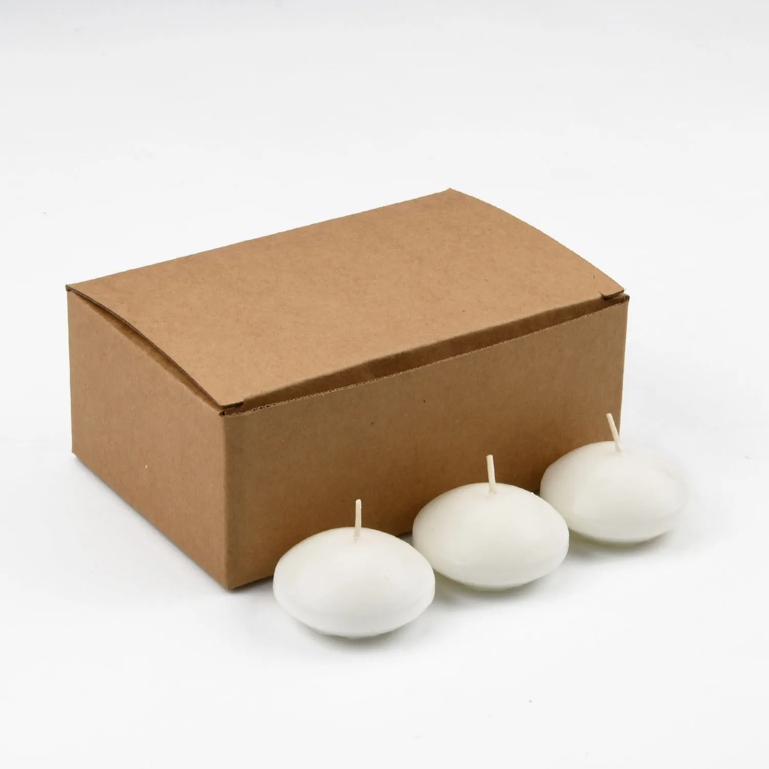 3 Inch Unscented Tealight Shaped Floating Candles For Wedding