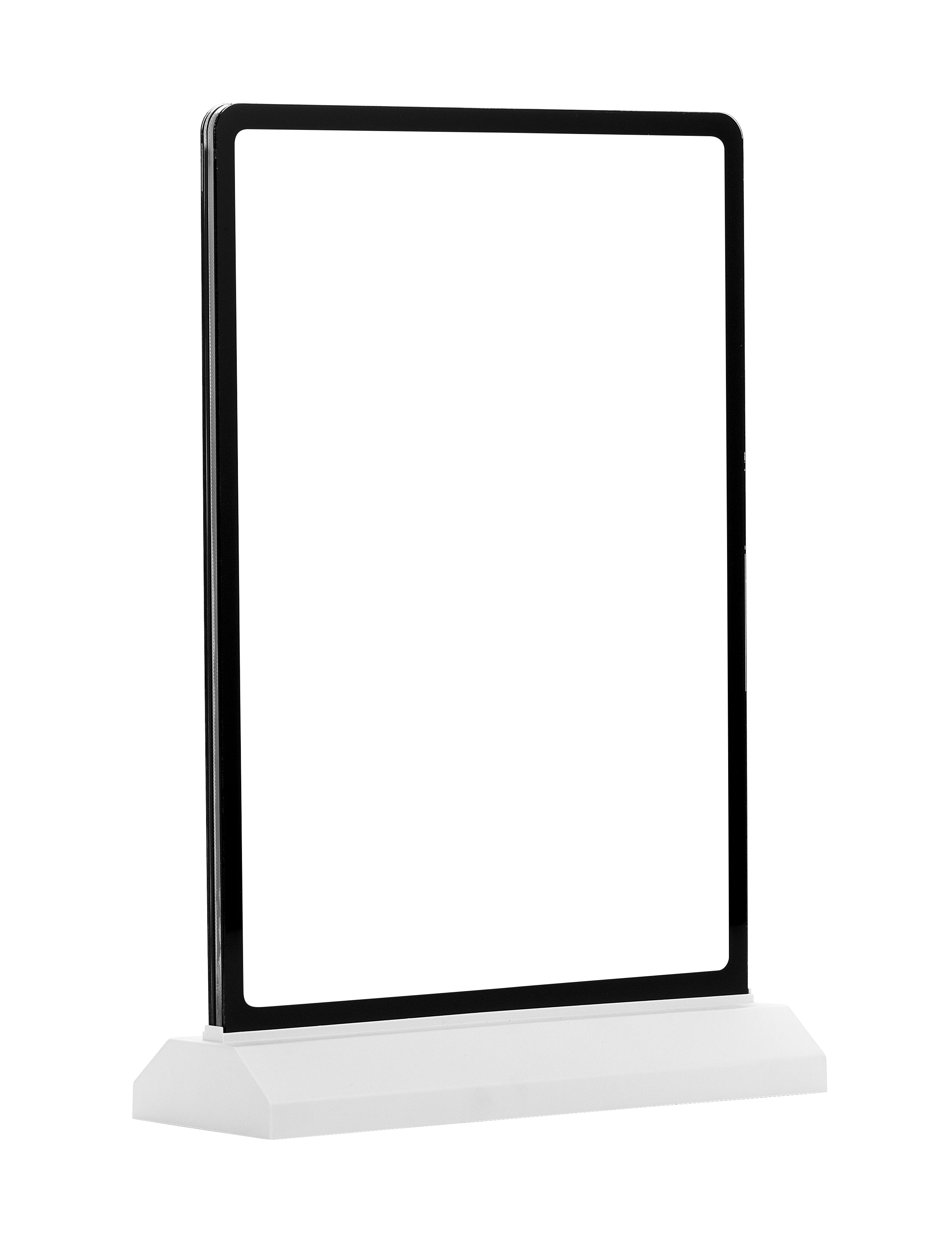 Перезаряжаемая A4 двухсторонняя панель тонкая светодиодная рекламная подставка для картин меню рамка световой короб