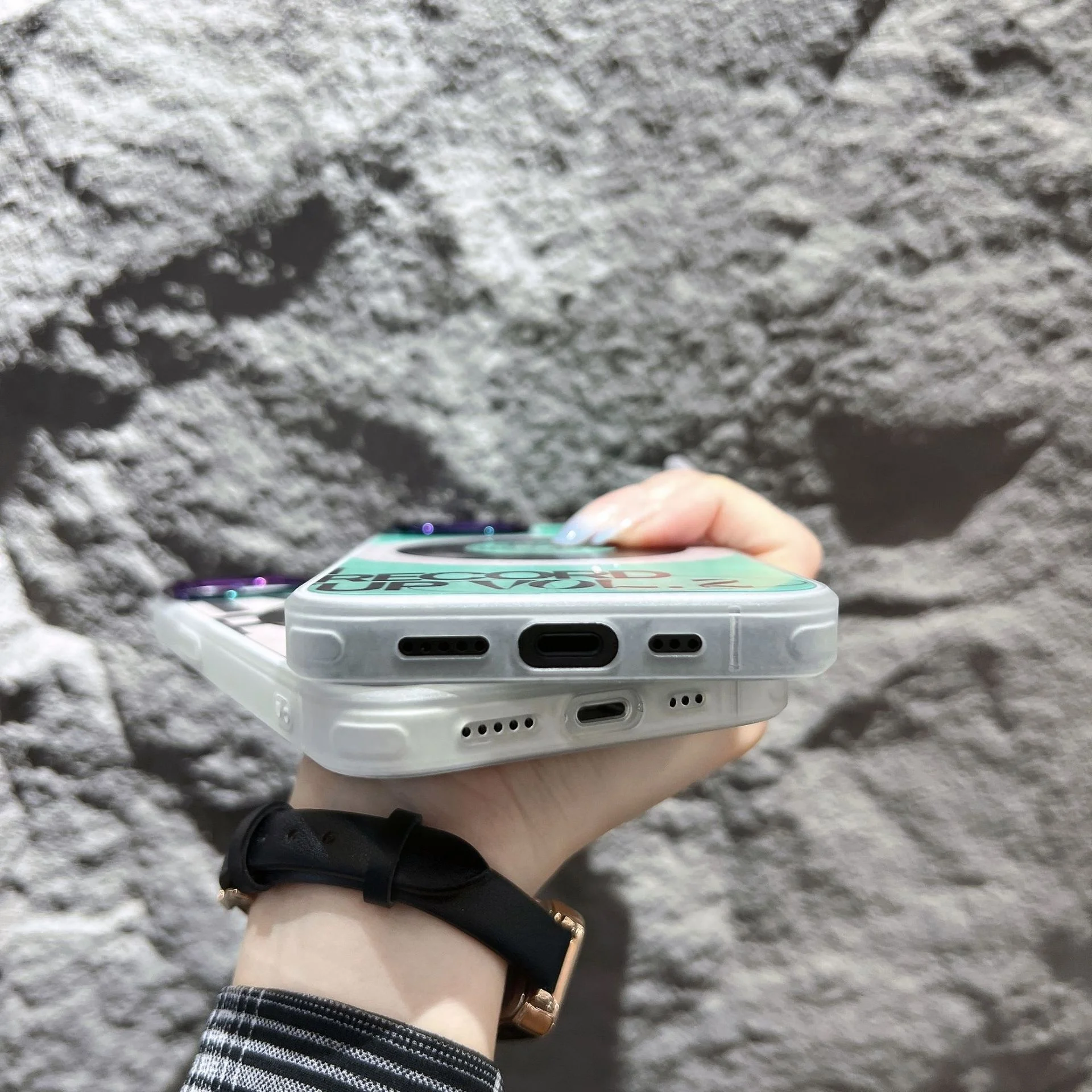 CD Tape Pattern Phone Case for iphone 15 case Phone Cover for iphone 11 12 13 Pro Max Phone case
