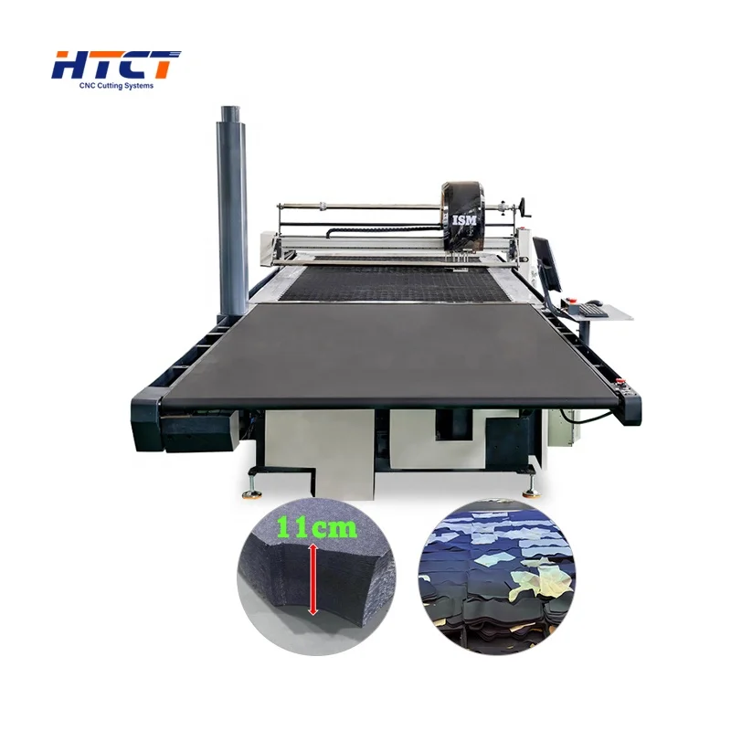Multi High Layer Ply Auto Integrated Fabric Spreading and Tape Glass Fiber Non-Woven Cloth Fabric Cutting Machine