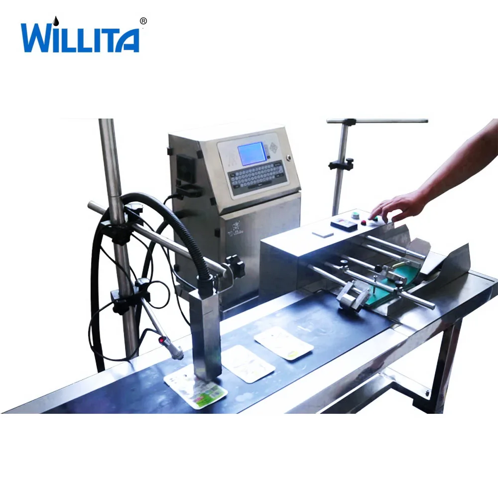 Willita Expiry Date Lot Number Series Number Cij Printing Machine for Cans Bottles Bags