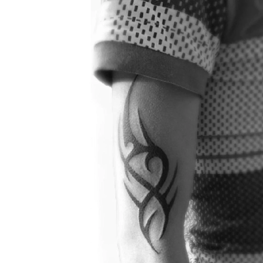 Hot Black Temporary Tattoo Body Art Tattoos 3d Waterproof Temporary Tattoos  Sticker Art Men Arm Leg Fake Tatoo Paper - Buy Tatoo Tatouage Stickers Hand  Arm For Girl Women Men,Tattoo Sticker Tribal