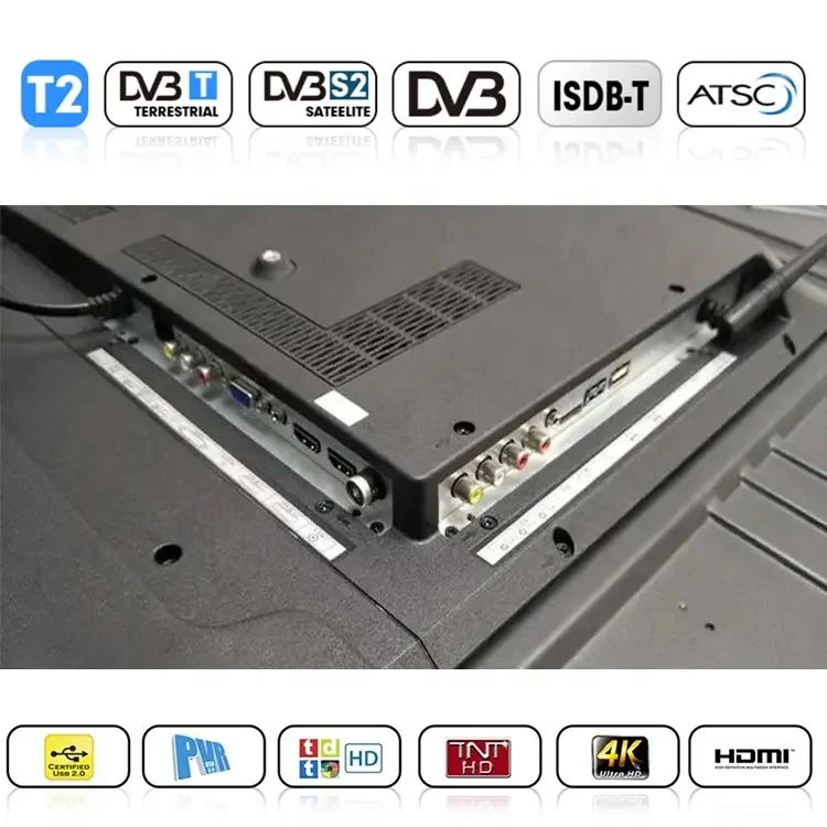65 75 85 95 100 inch 4k monitor screen display and IPTV and T2 TV led tv  television TV