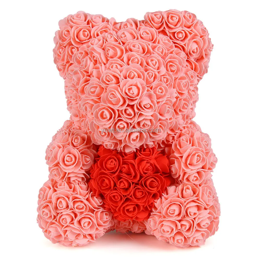 artificial rose bear wholesale