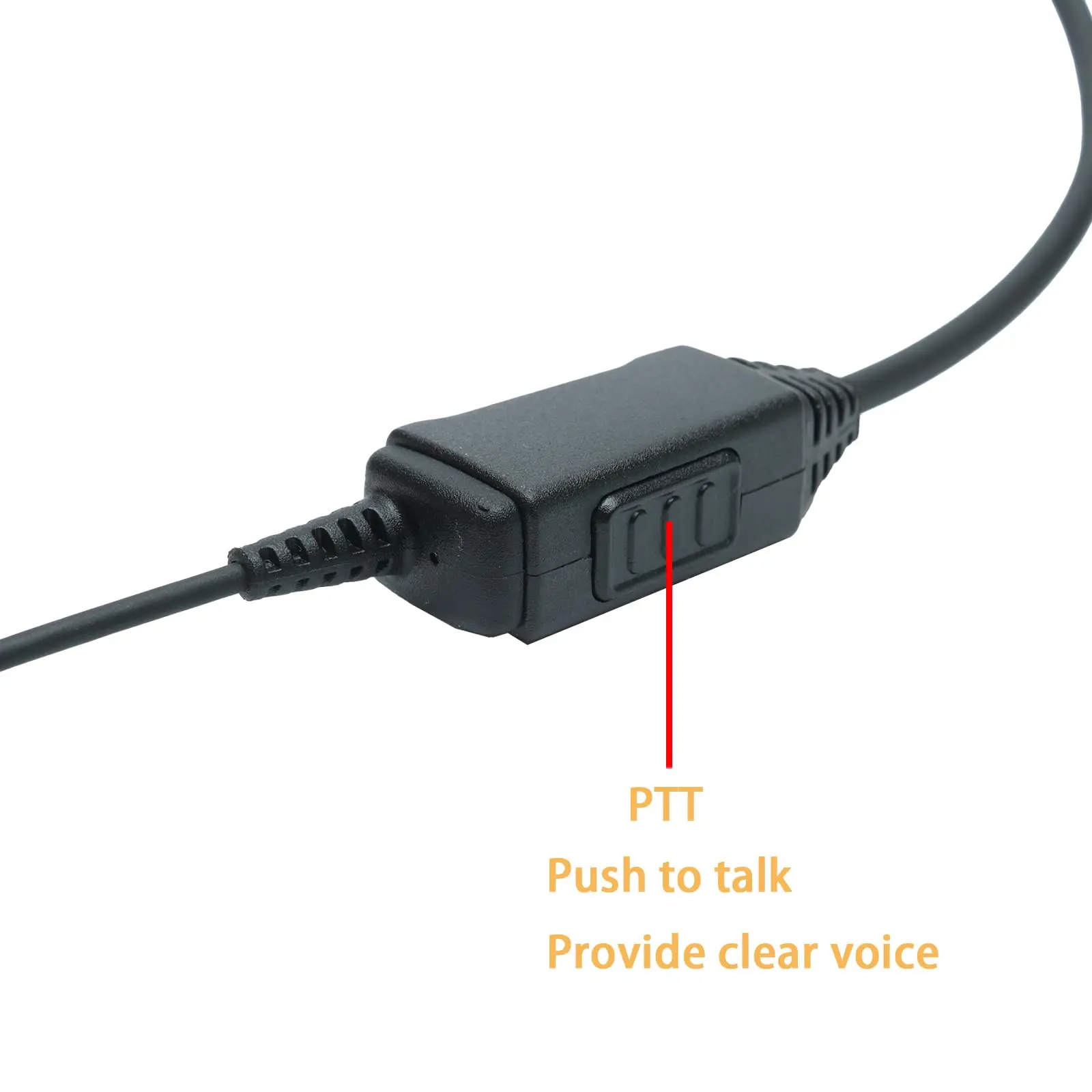 G Shape Adjustable Earhook Handfree Earpiece With PTT Clip for Hytera AP510 AP580 BP510 BP560 Walkie Talkie Earphone Accessories