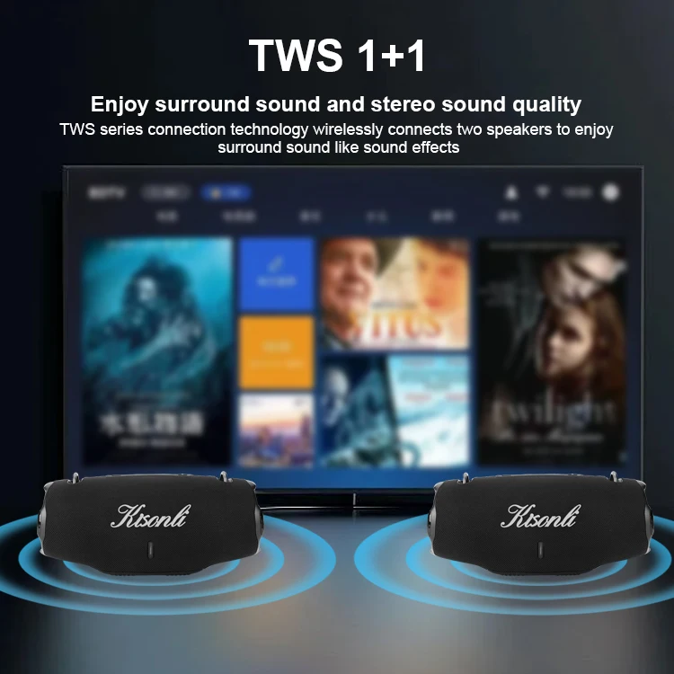 Kisonli K17 Professional Party Big Blue Tooth Speaker 50 Watts