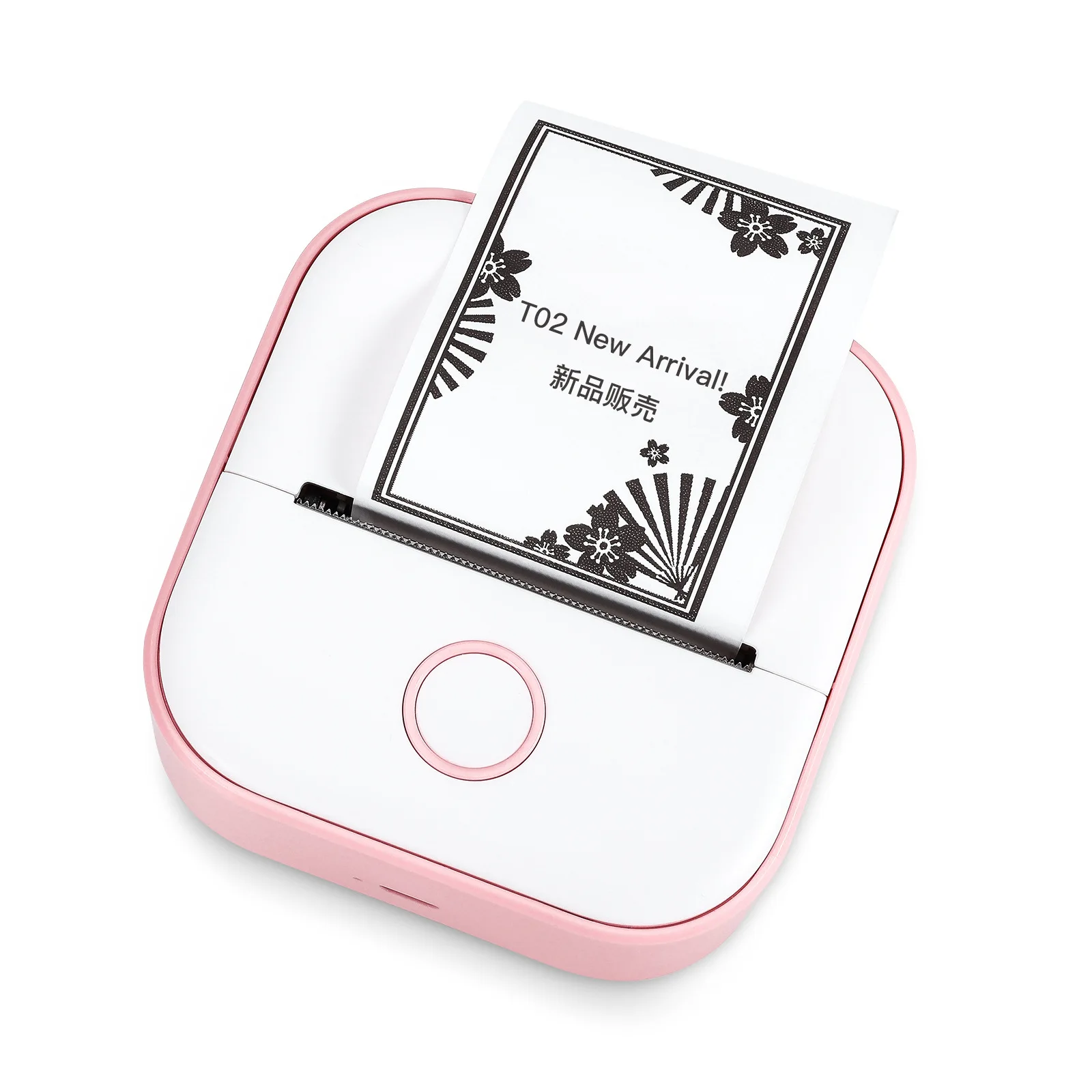 1mor Phomemo T02 Mini imprimante Imprimante portable Autocollant  d'impression thermique sans fil sans encre Imprimante de poche  auto-adhésive Imprimante d'étiquettes