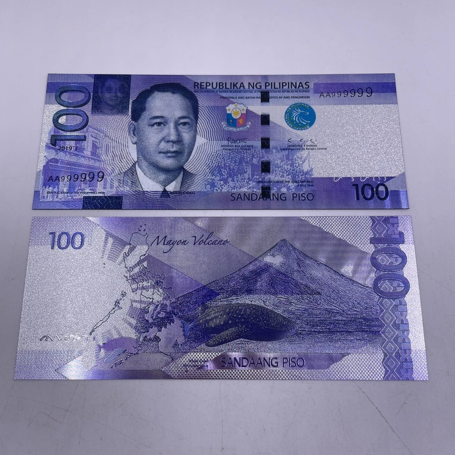 个人用菲律宾20、50、100、200、500比索镀金纸币非货币纸币PET亚洲工艺收藏用钱| Alibaba.com