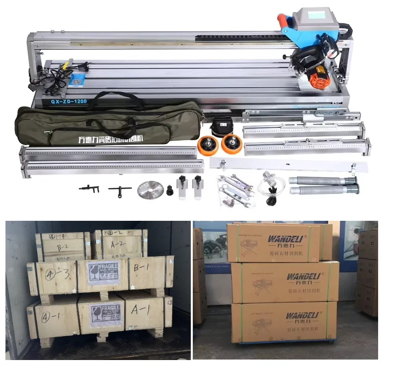 Wandeli Portable QX-ZD-1200 Electric Tile Cutter Machine for Stone
