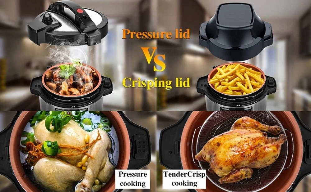 Fryer Lid Air Fryer And Pressure Cooker Combo GTAP06-C 6qt