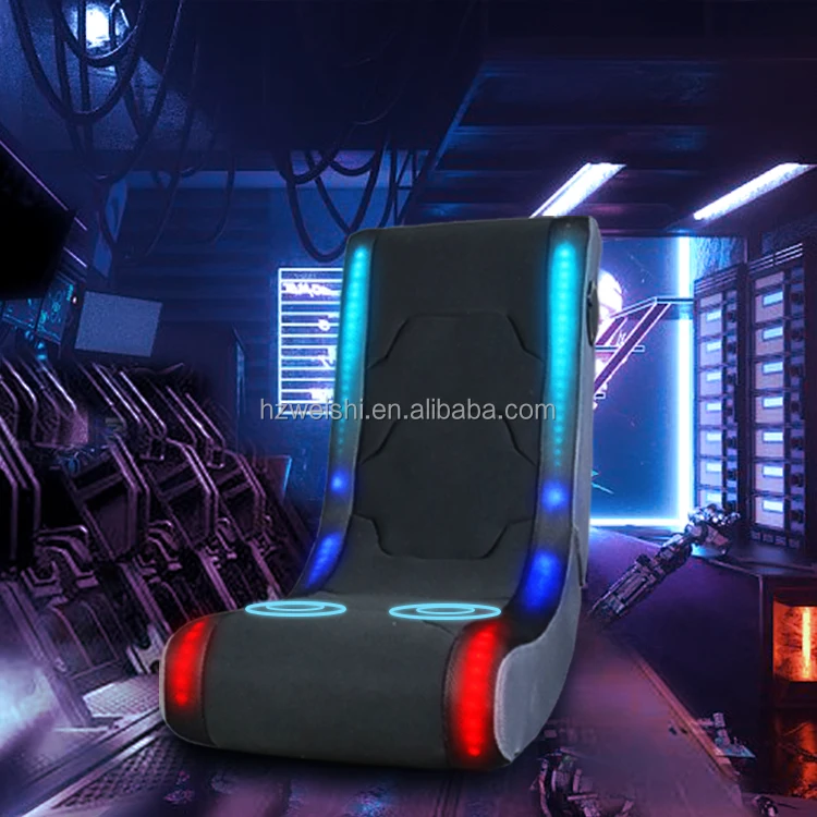 Ws3716 Floortoceiling Foldable Rgb Massage Video Floor Gaming Chair