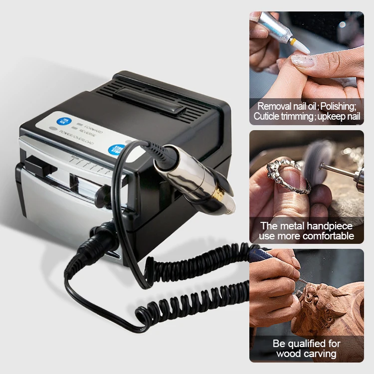 OEM Factory Original Micromotor Electric Manicure File Pedicure Polisher Sander Portable G5 Nail Drill for Acrylic UV Gel Polish