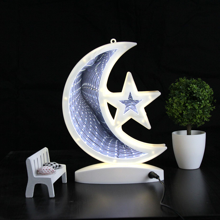 3D Infinity Mirror Lamp Tunnel Effect children bedroom night light