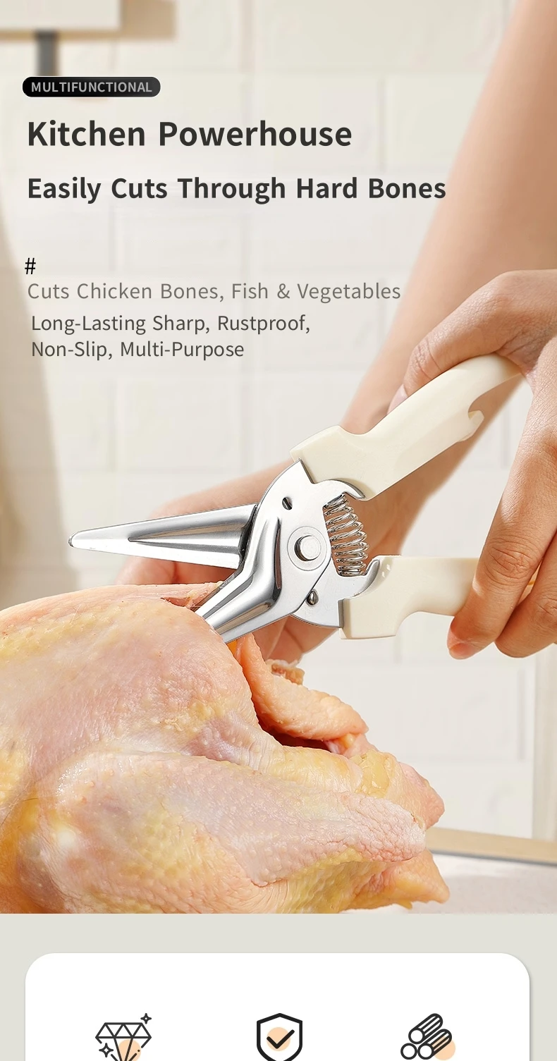 Magnetic kitchen scissors