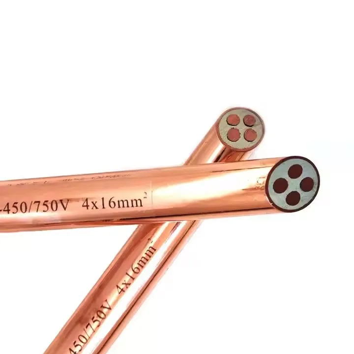 4*16mm BTTZ 450/750V mineral insulation layer copper sheath LSZH jacket copper conductor fireproof cable for construction