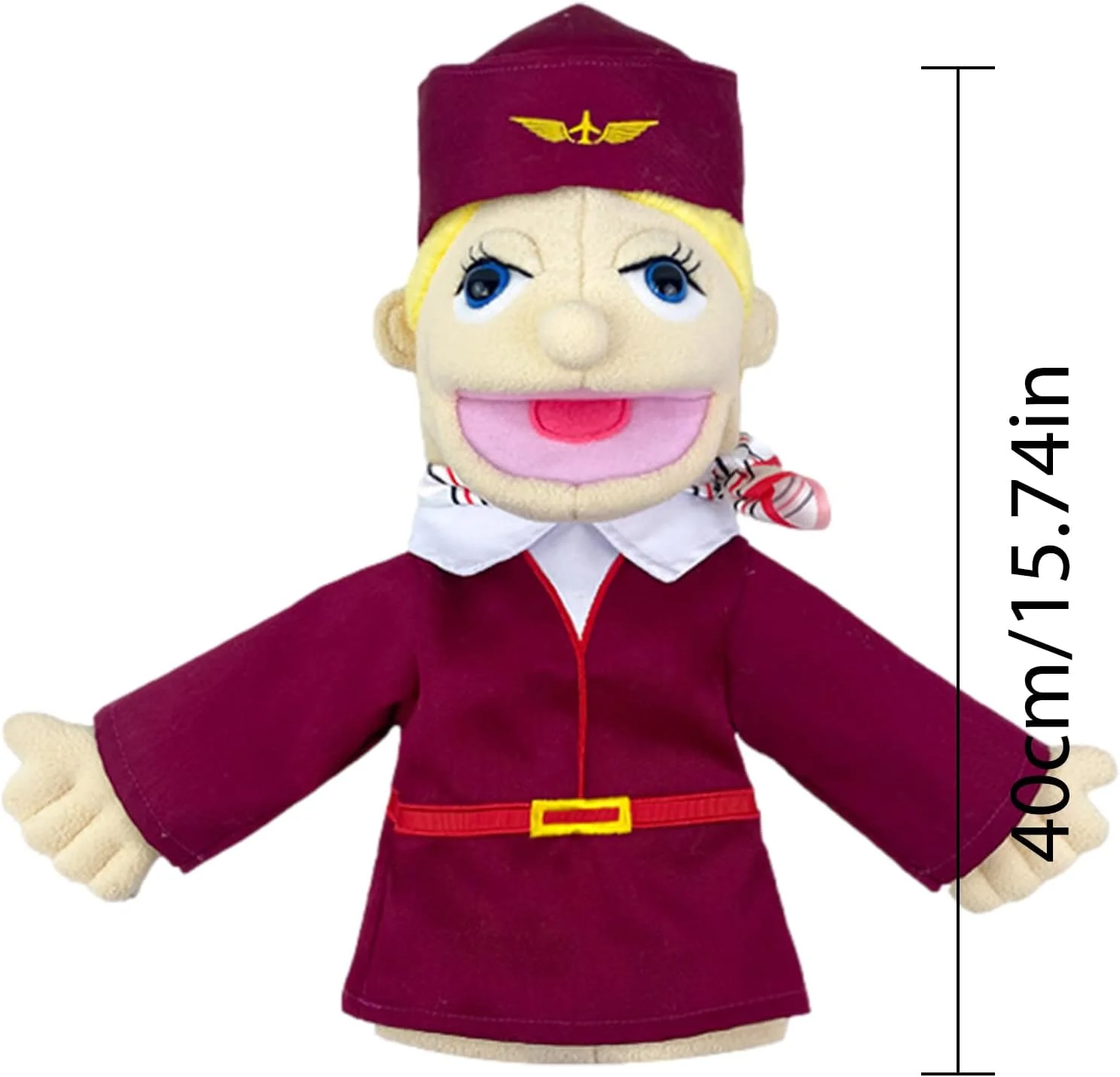 Custom Soft Fireman Police Character Hand Socks Puppet Plush Baby Education Hand Puppets Toys for Kids