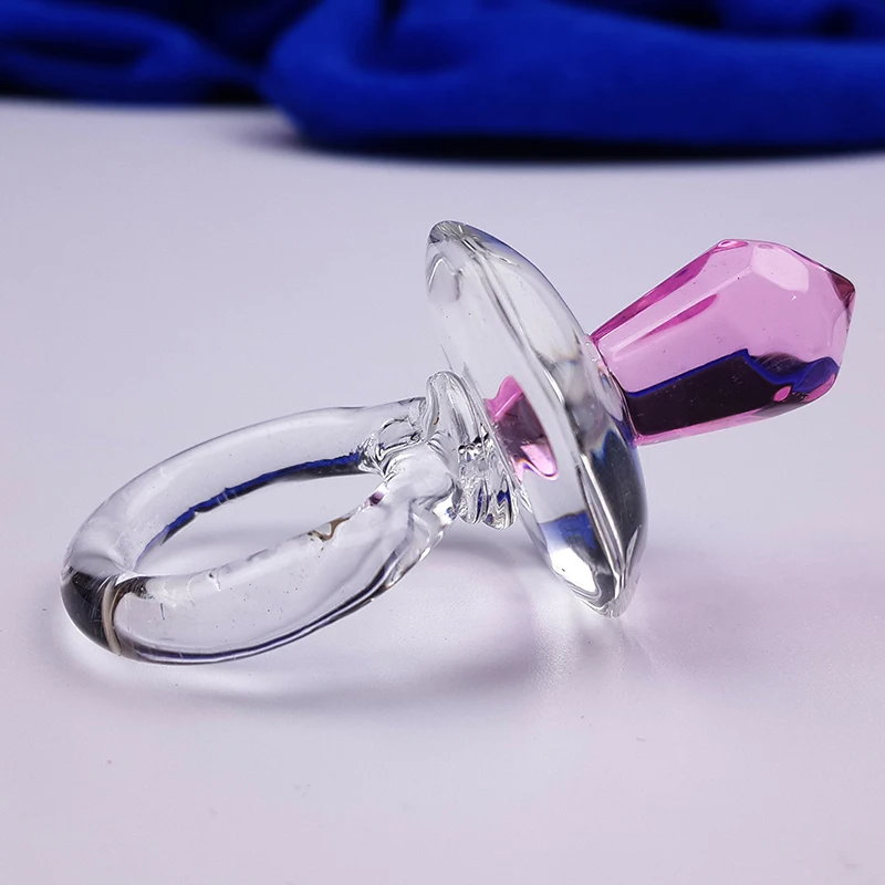 Fashion glass pacifier