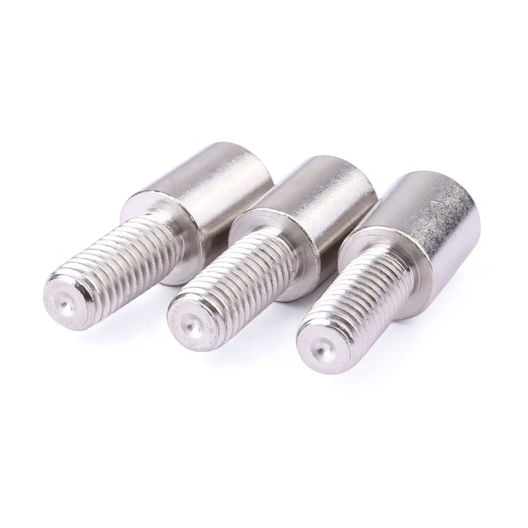 Non-standard customization fillister head welding screw mechanical thread stainless steel plain