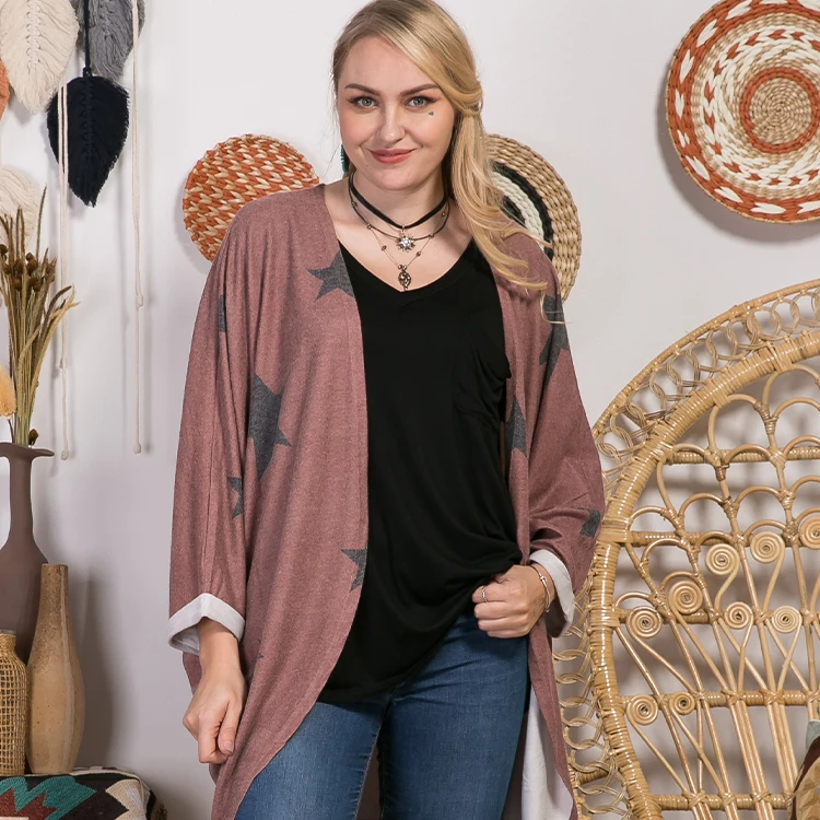 cardigan longo plus size