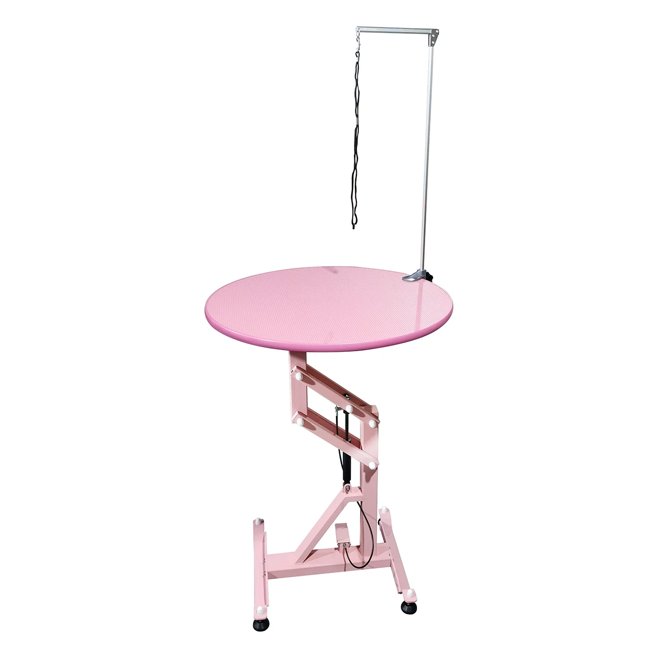 Round Tabletop Table Factory Supply Quality Assurance Dog Grooming Table Electric Adjustable Height Pet Table