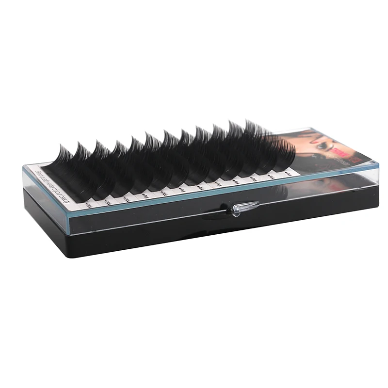 
 Частная торговая марка корейские Премиум шелковые норковые ресницы для наращивания объема ресниц разные лотки  