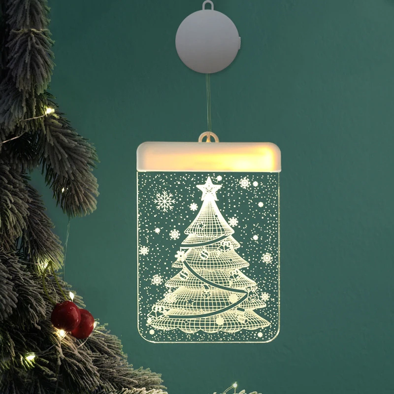 product led christmas room layout 3d lighting ins small colored lights 3d decoration lights with paste for indoor outdoor window-8