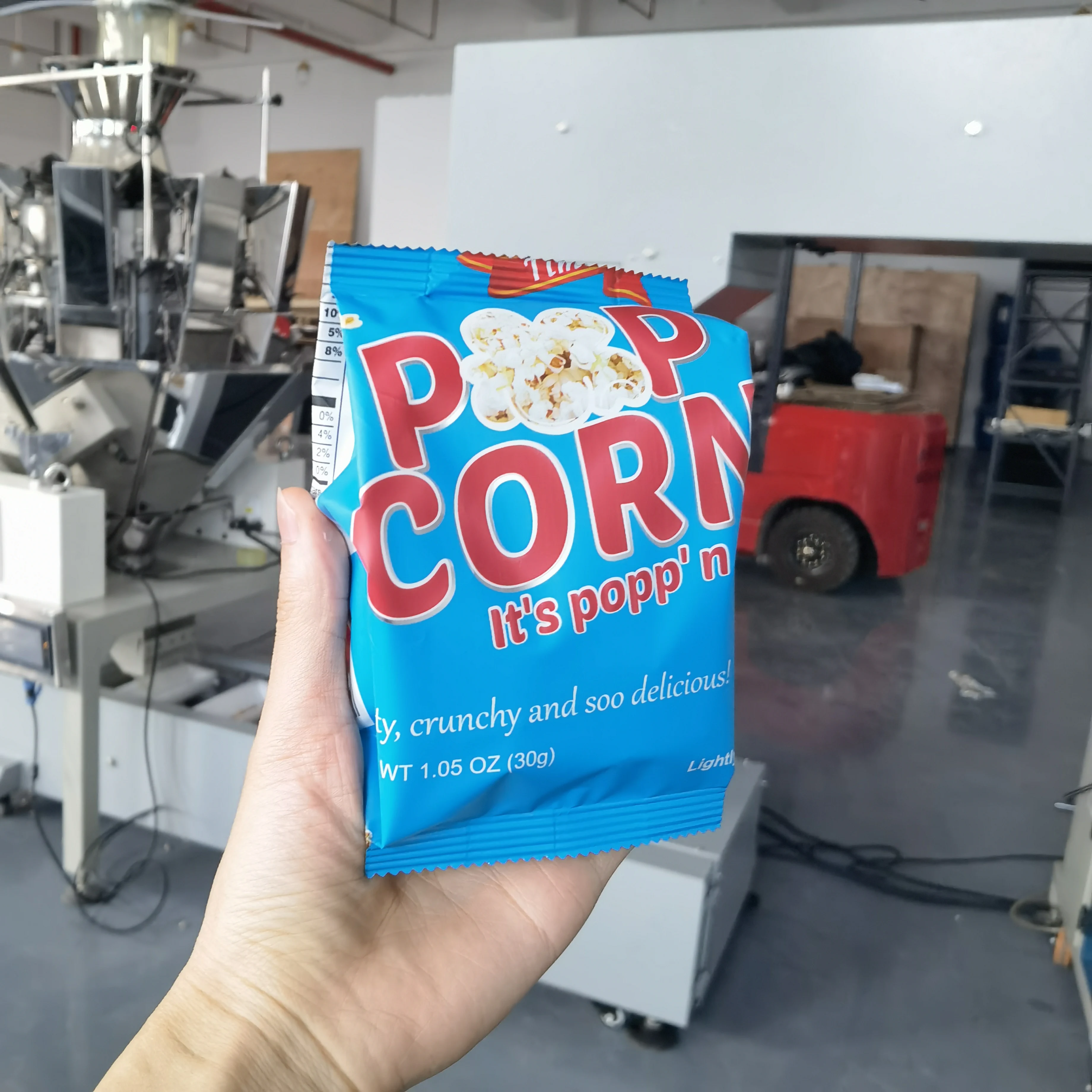 Dession 420AZ Double Hoist Machine Automatic Weighing Packaging Machine 1kg 2kg 5kg 10kg Popcorn Packing Machine