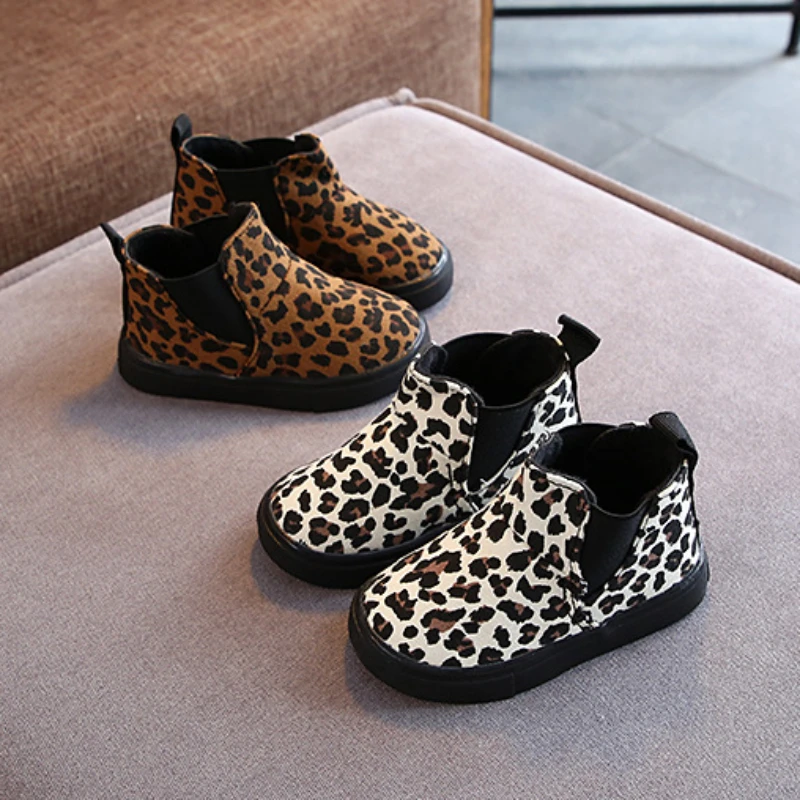 leopard sneaker boots