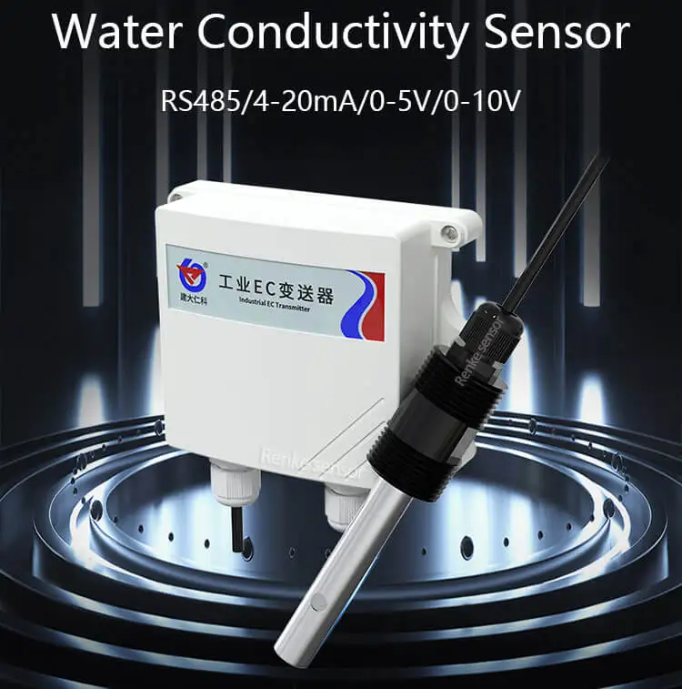 Renke Electric Conductivity Probe K1 K10 Ec Sensor Analog Rs485 Water
