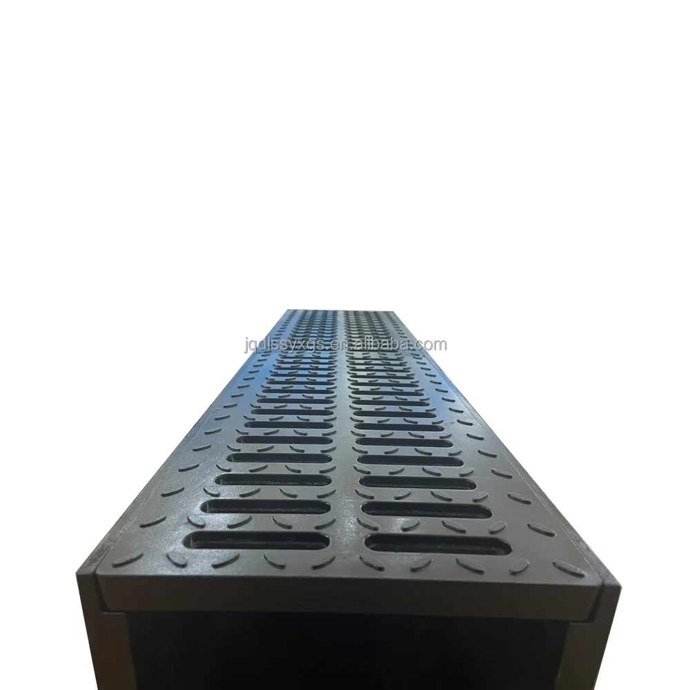 SMC GRP FRP Drain Channel with Linear Grating Cover