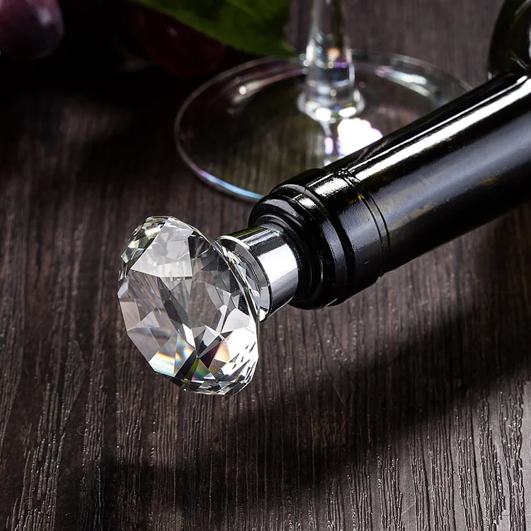Hot Sale Crystal Wine Bottle Stopper Corporate Promotional Gift Items