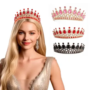 YACHEN Luxury Alloy Rhinestone Party Tiaras and Crowns for Women Wedding Birthday Party Crown Hair Accessories